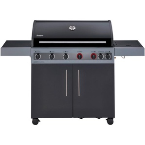 Gasgrill ENDERS Boston Black 6 KR Turbo Grills Gr. B/H/T: 166 cm x 115 cm x 60 cm, schwarz Gasgrills BxTxH: 166,5x60x115 cm