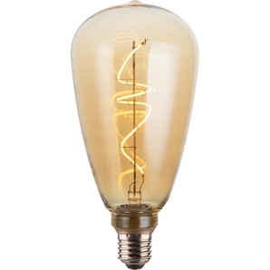 ENOVALITE LED-Filament-Lampe, Vintage, PEAR, Amber, E27, 4W, 265lm ELED100183