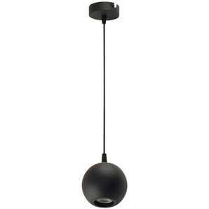 ENOVALITE LED-Pendellampe GLOBE, GU10-Fassung, IP20, Ø10cm, 1flammig, schwarz ELED700130