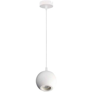 ENOVALITE LED-Pendellampe GLOBE, GU10-Fassung, IP20, Ø10cm, 1flammig, weiß ELED700131