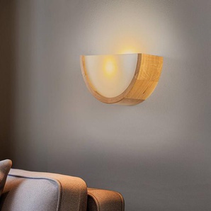 Envostar Kerio Wandlampe, 27,5 cm, eiche natur LW42534