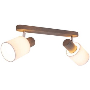 Envostar Nale 2 Deckenlampe 2fl. Kiefer grau LW2248257