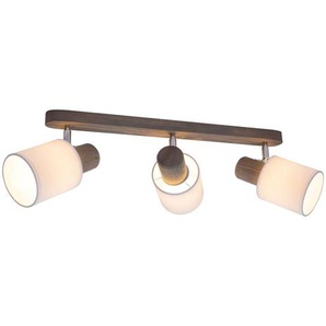 Envostar Nale 2 Deckenlampe 3fl. Kiefer grau LW2248357