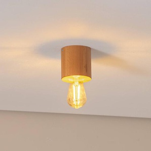 Envostar Peach Puff Deckenlampe, Zylinder aus Holz LW.0672