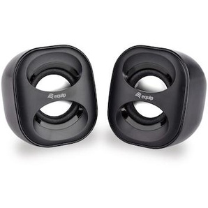 EQUIP 245330 Mini USB-Lautsprecher, Black [Schwarz]