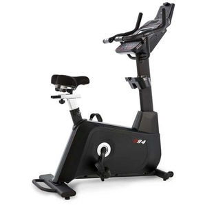 Ergometer B94 | extrem Stabil | 9 LCD | Zwift & Kinomap | USB Ergonomischer Sattel & Pedale SOLE 10003