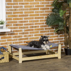 Erhöhtes Hundebett Haustierbett mit Kissen Hundeliege Haustierliege Hundeschlafplatz Katzenbett