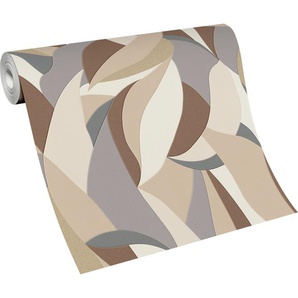 Erismann Vliestapete 10331-02 Elle Decoration, grafisch beige, 10,05 x 0,53 m GLO769058147