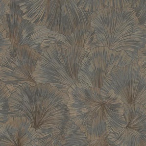 Erismann Vliestapete 10373-47 Fashion for Walls 4 floral anthrazit 10,05 x 0,53 m GLO769058426