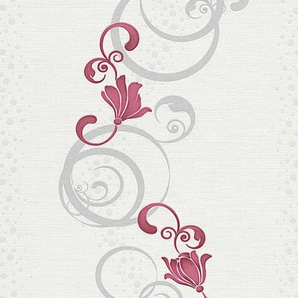 Erismann Vliestapete 13287-20 Floral weiß rot 10,05 x 0,53 m GLO769056240