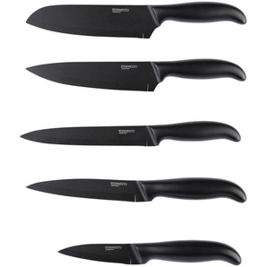 ERNESTO® Messer aus Edelstahl, schwarz