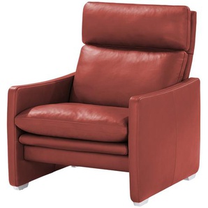 erpo just relax Ledersessel  JR 290 Trento - rot - Materialmix - 79 cm - 93 cm - 86 cm | Möbel Kraft