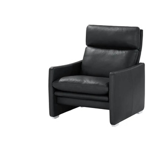 erpo just relax Ledersessel JR 290 Trento - schwarz - Materialmix - 79 cm - 93 cm - cm 86,0 | Möbel Kraft