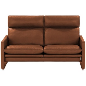 erpo just relax Ledersofa  JR 290 Trento ¦ braun ¦ Maße (cm): B: 157 H: 93 T: 86