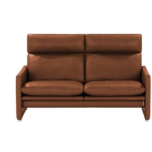 erpo just relax Ledersofa  JR 290 Trento ¦ braun ¦ Maße (cm): B: 157 H: 93 T: 86.0