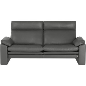 erpo just relax Ledersofa mit Relaxfunktion JR960 Bari ¦ grau ¦ Maße (cm): B: 190