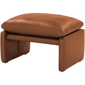erpo just relax Polsterhocker Leder  JR 290 Trento ¦ braun ¦ Maße (cm): B: 64 H: 43 T: 50.0