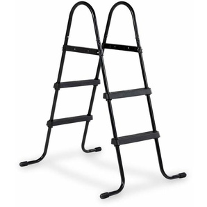 Errebi Group - exit Poolleiter für Rahmenhöhen von 60-90 cm - schwarz