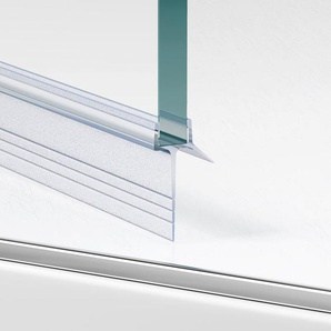 Ersatzdichtung mit extra verlängerter Lippe Duschtürdichtung für Falttür Schwingtür Glasstärke 8 mm Länge 200 cm - Witen&nock