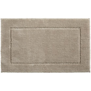 Esposa Badematte Fantano, Taupe, Uni, quadratisch, 60x100 cm, AZO-frei, Bsci, für Fußbodenheizung geeignet, rutschfest, rutschhemmend,