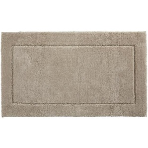 Esposa Badematte Fantano, Taupe, Uni, quadratisch, 70x120 cm, AZO-frei, Bsci, für Fußbodenheizung geeignet, rutschfest, rutschhemmend, schadstoffgeprüft, Badtextilien, Badematten