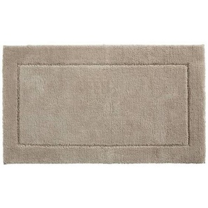 Esposa Badematte Fantano, Taupe, Uni, quadratisch, 70x120 cm, AZO-frei, Bsci, für Fußbodenheizung geeignet, rutschfest, rutschhemmend,