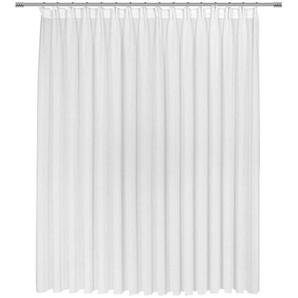 Esposa Fertigstore Leonie, Weiß, Textil, Uni, 300x145 cm, für Stange und Schiene geeignet, Wohntextilien, Gardinen & Vorhänge, Fertiggardinen,