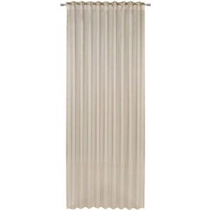Esposa Fertigvorhang Allure, Beige, Textil, Uni, 140x245 cm, für Stange und Schiene geeignet, mit Kombiband, Wohntextilien, Gardinen & Vorhänge,