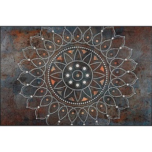 Esposa Flachwebeteppich Madhana, Braun, Textil, Ornament, rechteckig, 115 cm, Oeko-Tex® Standard 100, rutschfest, pflegeleicht, Teppiche & Böden, Teppiche, Moderne Teppiche