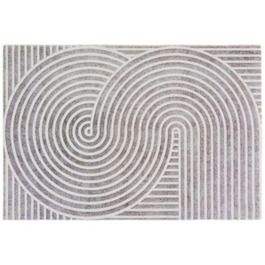 Esposa FUßMATTE Cleanfix, Grau, Textil, Abstraktes, rechteckig, 40x60 cm, für Fußbodenheizung geeignet, Teppiche & Böden, Fuß & Stufenmatten,