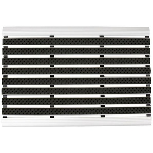 Esposa FUßMATTE , Schwarz, Alu , Metall, Textil , 39.5x2.2 cm , für alle Teppichböden geeignet , Teppiche & Böden, Fuß & Stufenmatten, Fußmatten