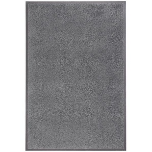 Esposa FUßMATTE Smokey Mount, Dunkelgrau, Textil, Uni, rechteckig, 75x120 cm, Textiles Vertrauen - Oeko-Tex®, Reach, Made in EU, für Fußbodenheizung geeignet, rutschhemmend, Teppiche & Böden, Fuß & Stufenmatten, Fußmatten