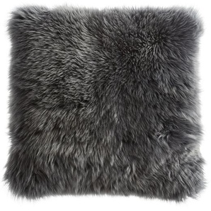 Esposa Kissenhülle Otago, Anthrazit, Textil, Fell, Uni, 40x40 cm, AZO-frei, Wohntextilien, Bezüge, Kissenbezüge