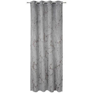 Esposa Ösenschal , Anthrazit , Textil , 140 cm , Wohntextilien, Gardinen & Vorhänge, Fertiggardinen, Ösenschals