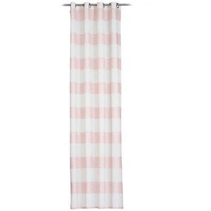 Esposa Ösenschal Wirsow Streif, Altrosa, Textil, Streifen, 140 cm, beliebig kürzbar, Wohntextilien, Gardinen & Vorhänge, Fertiggardinen, Ösenschals