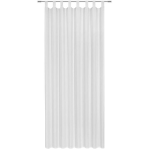 Esposa Outdoor, Weiß, Textil, Uni, 140x300 cm, Textiles Vertrauen - Oeko-Tex®, für Stange und Schiene geeignet, Sondergröße, Wohntextilien, Gardinen &