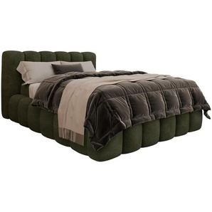 Esposa Polsterbett, Olivgrün, Textil, 140x200 cm, gepolstertes Kopfteil, in verschiedenen Größen erhältlich, bodentiefer Einstieg, Schlafzimmer, Betten, Polsterbetten