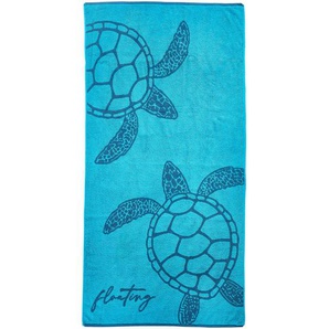 Esposa Strandtuch, Blau, Textil, Tier, 90x180 cm, Oeko-Tex® Standard 100, Badtextilien, Strandtücher