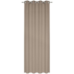 Esposa Verdunkelungsvorhang Lando, Taupe, Textil, Uni, 140x245 cm, Wohntextilien, Gardinen & Vorhänge, Verdunkelungsvorhänge