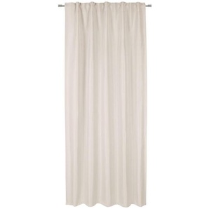 Esposa Wärmeschutzvorhang Milton, Creme, Textil, Uni, 140x245 cm, für Stange und Schiene geeignet, Lärmschutz, mit Kombiband, Wohntextilien, Gardinen