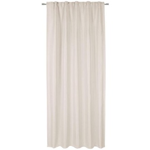 Esposa Wärmeschutzvorhang Milton, Creme, Textil, Uni, 140x245 cm, für Stange und Schiene geeignet, Lärmschutz, mit Kombiband, Wohntextilien, Gardinen