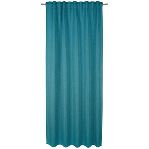 Esposa Wärmeschutzvorhang Milton , Petrol , Textil , Uni , 140x245 cm , für Stange und Schiene geeignet, Lärmschutz, mit Kombiband , Wohntextilien, Gardinen & Vorhänge, Fertiggardinen, Fertigstores