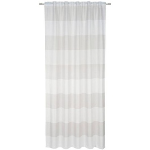 Esposa Wärmeschutzvorhang Milton Stripe , Beige , Textil , Streifen , 140x245 cm , für Stange und Schiene geeignet, Lärmschutz, mit Kombiband , Wohntextilien, Gardinen & Vorhänge, Fertiggardinen, Fertigstores
