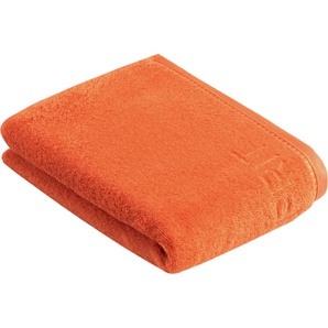 Badetuch ESPRIT Modern Solid Handtücher Gr. B/L: 67 cm x 140 cm (1 St.), orange (samba) Badetücher