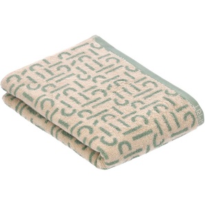 Badetuch ESPRIT Scatter Handtücher Gr. B/L: 67 cm x 140 cm (1 St.), beige (sand) Badetücher allover Design
