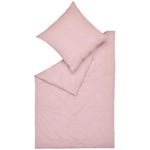 Esprit Bettwäsche E-Cuno , Rosa , Textil , Uni , 135 cm , Oeko-Tex® Standard 100 , hautfreundlich, angenehm wärmend, bügelleicht, schadstoffgeprüft, weiche und anschmiegsame Oberfläche , Schlaftextilien, Bettwäsche, Bettwäsche, Flanell-Bettwäsche