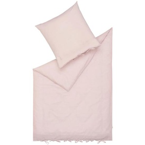 Esprit Bettwäsche E-Join , Rosa, Altrosa , Textil , Uni , 155 cm , Oeko-Tex® Standard 100, BCI (Better Cotton Initiative) , hautfreundlich, angenehm wärmend, bügelleicht, schadstoffgeprüft, weiche und anschmiegsame Oberfläche , Schlaftextilien,