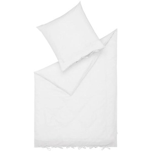 Esprit Bettwäsche E-Join , Weiß , Textil , Uni , 155 cm , Oeko-Tex® Standard 100, BCI (Better Cotton Initiative) , hautfreundlich, angenehm wärmend, bügelleicht, schadstoffgeprüft, weiche und anschmiegsame Oberfläche , Schlaftextilien, Bettwäsche,
