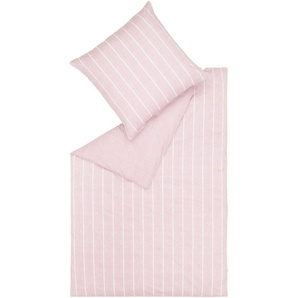 Esprit Bettwäsche Harp Stripe in Gr. 135x200, 155x220 oder 200x200 cm, Renforcé, 2 teilig, Bettwäsche aus Baumwolle, gestreifte Bettwäsche mit Wendeoptik