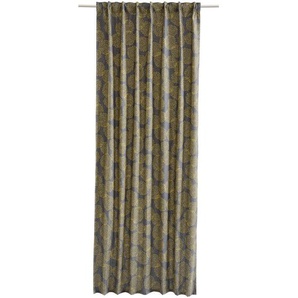Esprit Fertigvorhang E-Dion , Schwarz, Gold , Textil , Kreise , 130 cm , für Stange und Schiene geeignet , Wohntextilien, Gardinen & Vorhänge, Fertiggardinen, Fertiggardinen